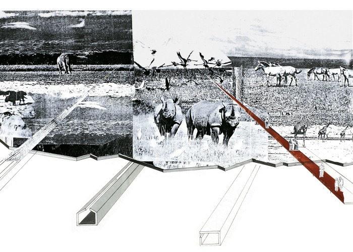 Sketch of the restricted competition for the redesign of the Vincennes Zoological Gardens (Paris), 1993. Courtesy of Mateo Arquitectura