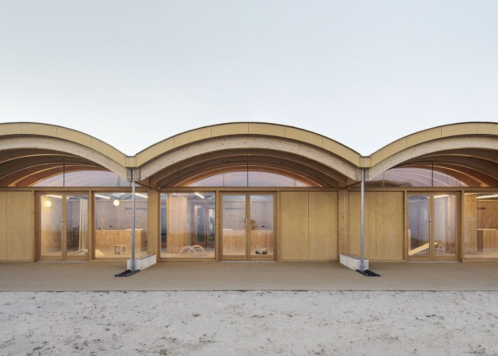 Escoleta infantil de Muro por BOS Arquitectes. Fotografía por Del Rio Bani