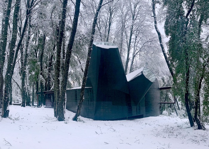 House for the Poem of the Right Angle by Smiljan Radić Clarke. Photograph courtesy of Smiljan Radić