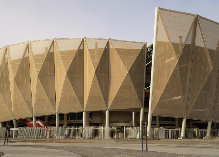 Multisport Hall New Cairo by StudioMAAC. Photograph by StudioMaac + Rowad Modern Engineering