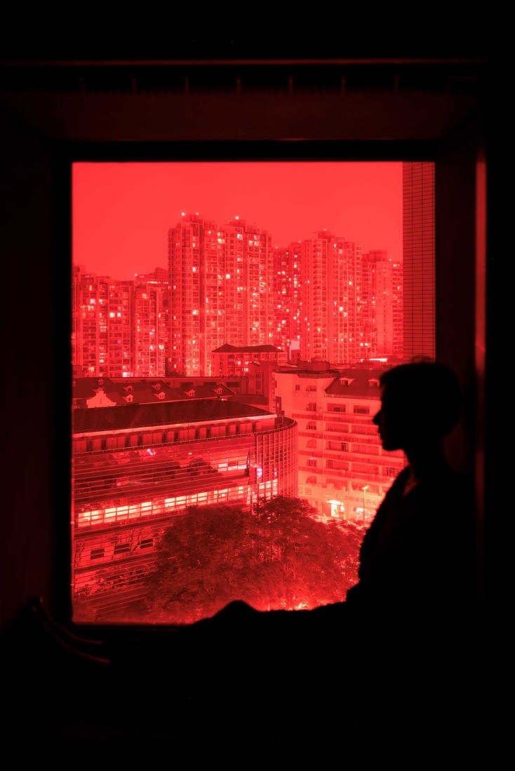 Red Convex Window. Wuto-space by Wutopia Lab. Photograph by LIU Guowei.