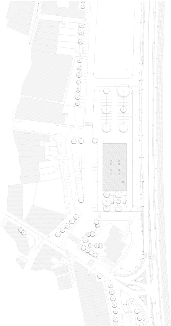 Site plan. Caminha Market by Loftspace and Tiago Sousa. 