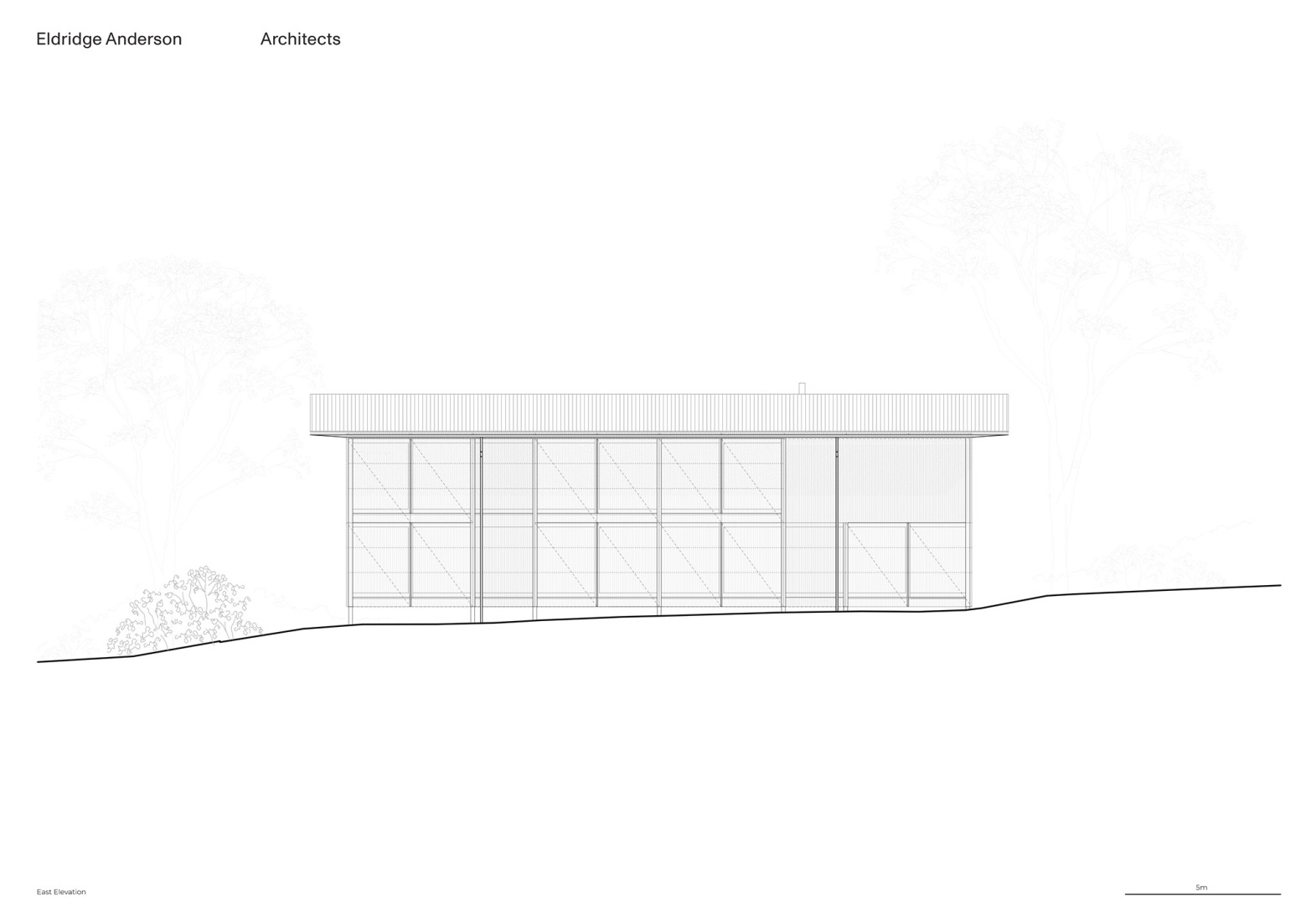 Elevations. Jan Juc Studio by Eldridge Anderson Architects. 