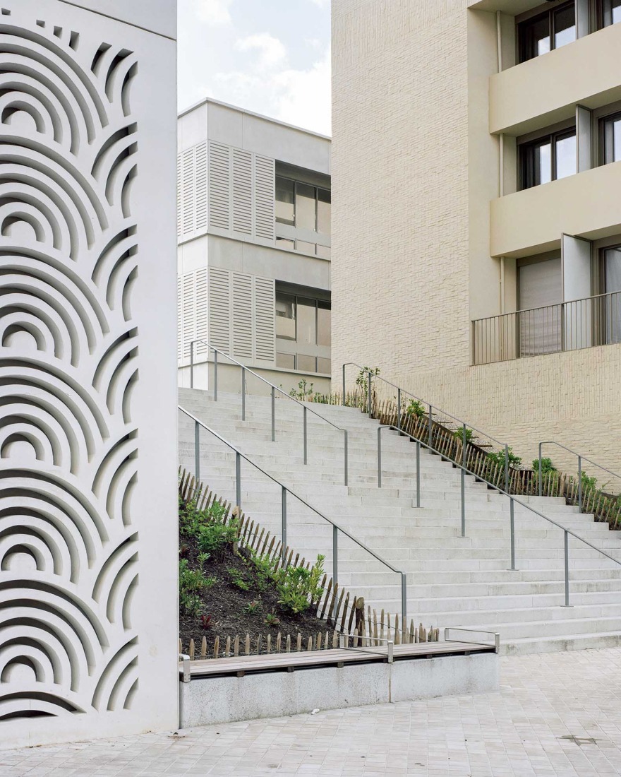Nuevo barrio de Amédée Saint-Germain por LAN. Fotografía por Maxime Delvaux.