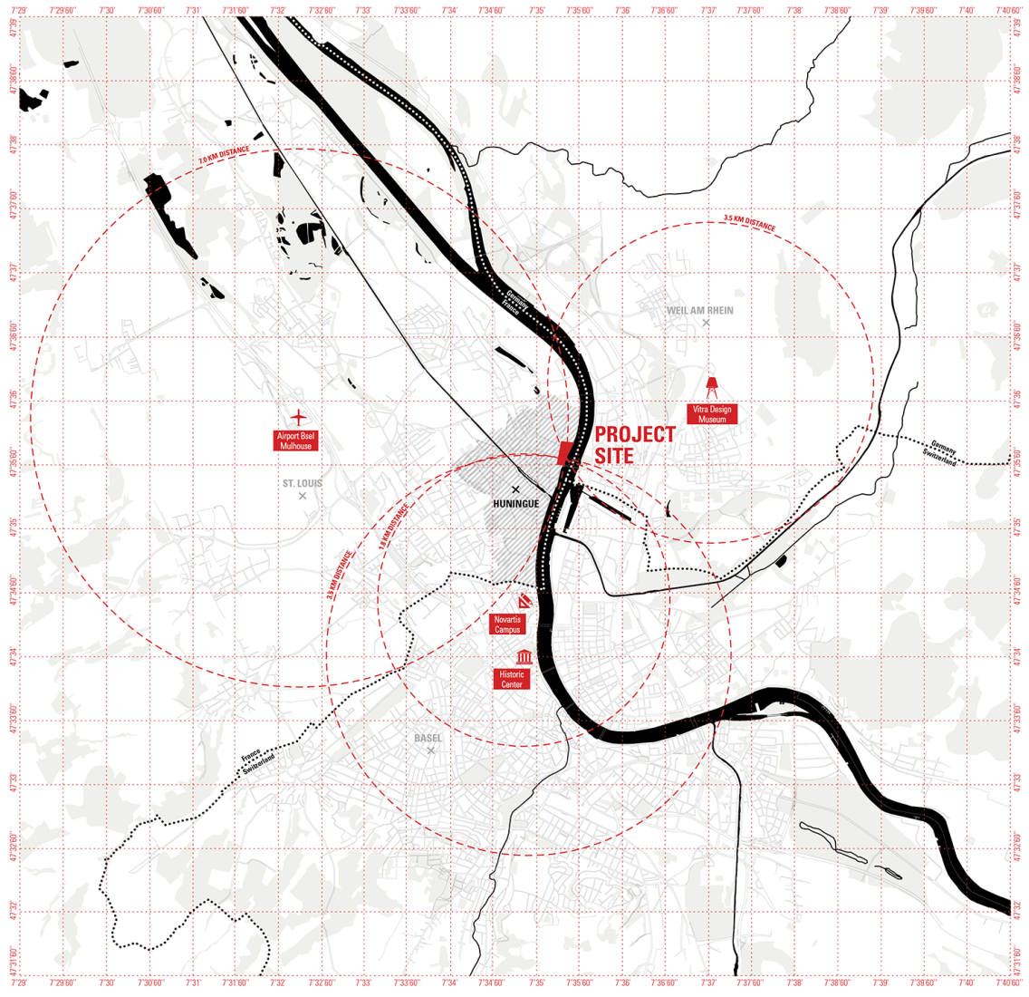 Relaciones urbanas transfronterizas. Link Building por Triptyque Architecture. 