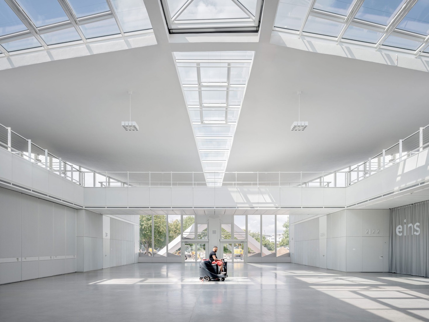 Hyparschale Magdeburg renovation by gmp Architekten. Photograph by Marcus Bredt.