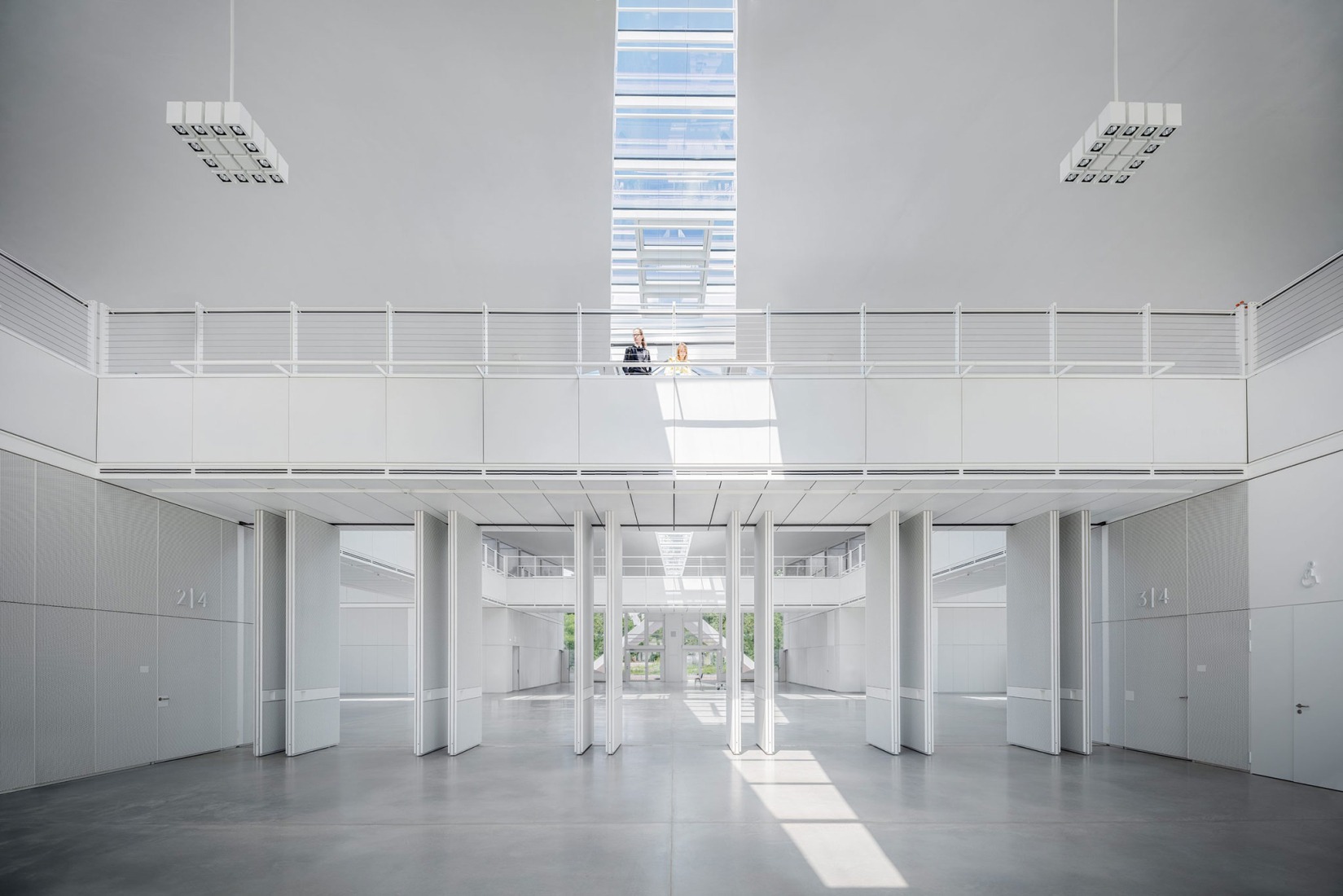 Hyparschale Magdeburg renovation by gmp Architekten. Photograph by Marcus Bredt.