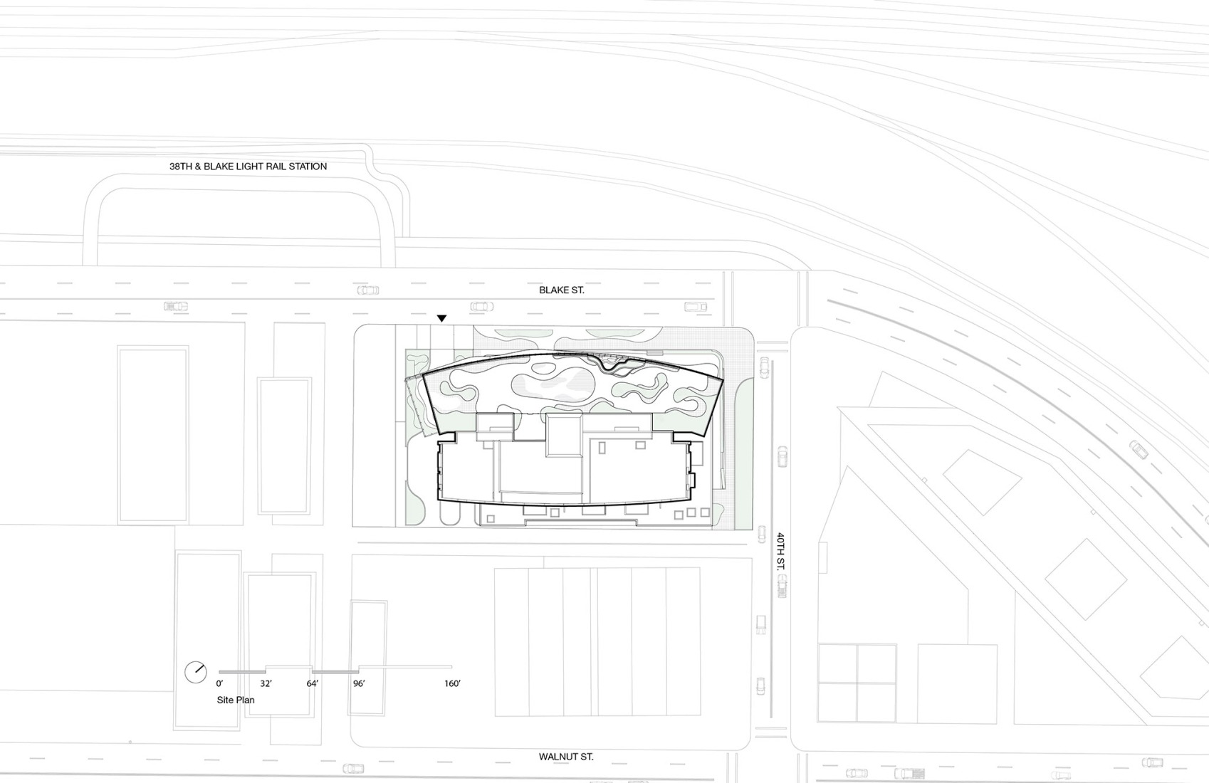 Plano de situación. «One River North» por Ma Yansong/MAD Architects.
