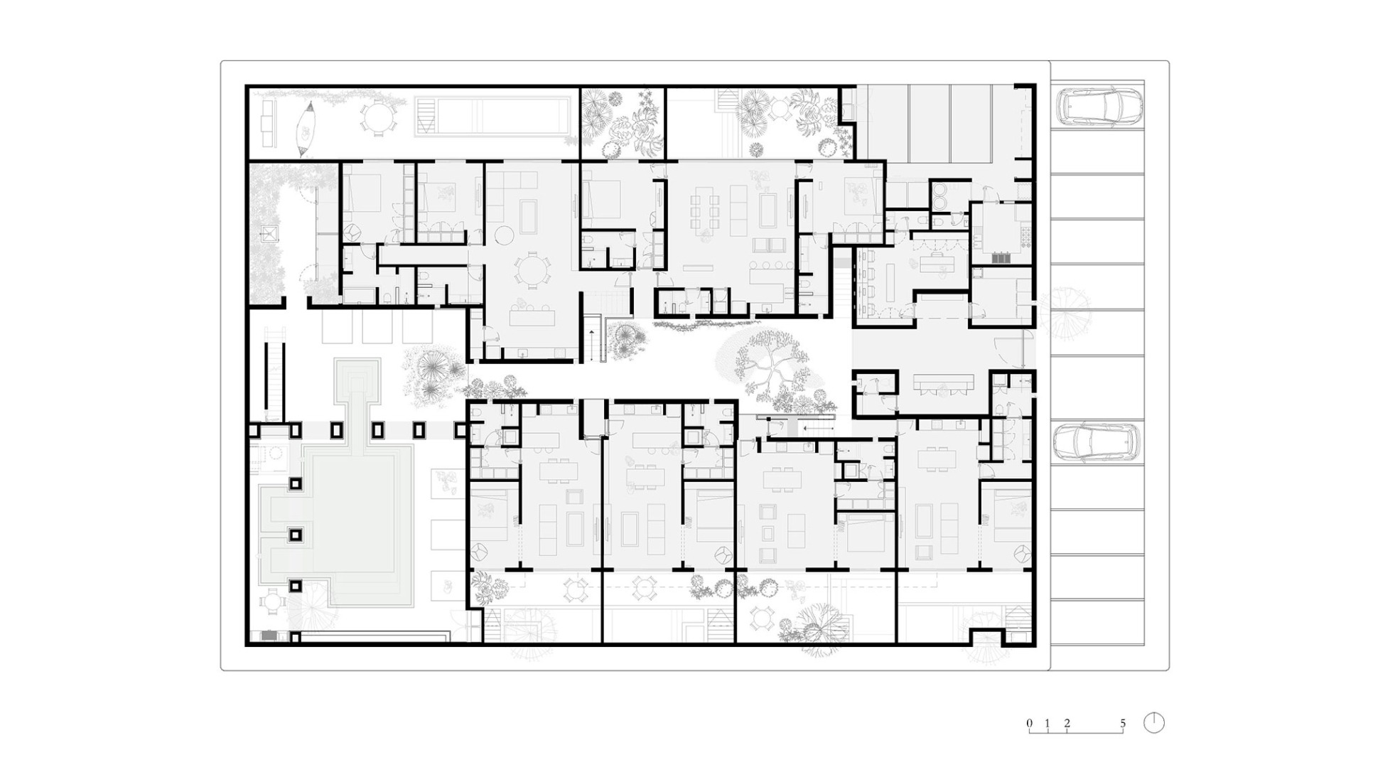 Ground floor plan. Hacienda Wabi by RA!.