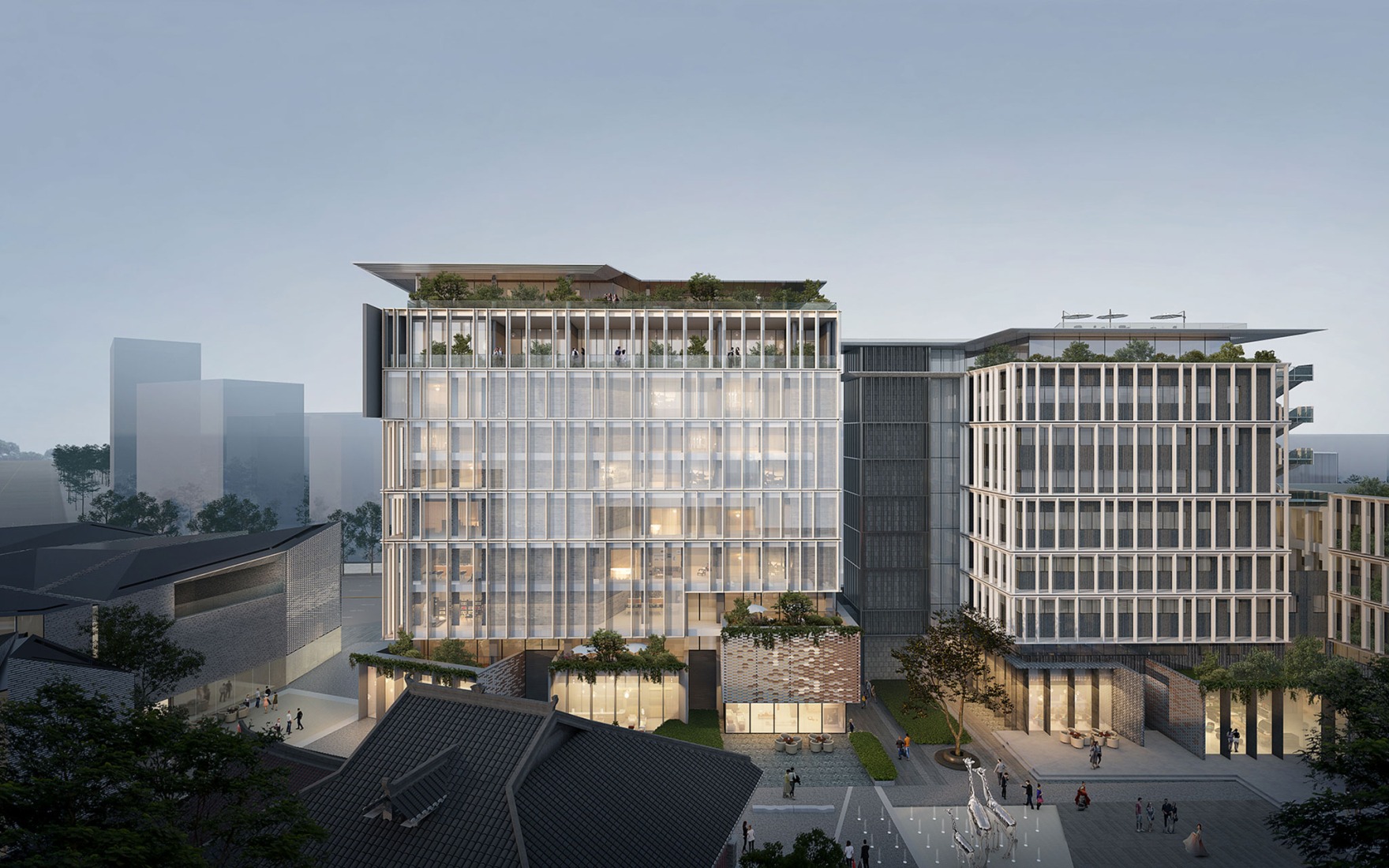 Rendering. Citang street regeneration by CSWADI.