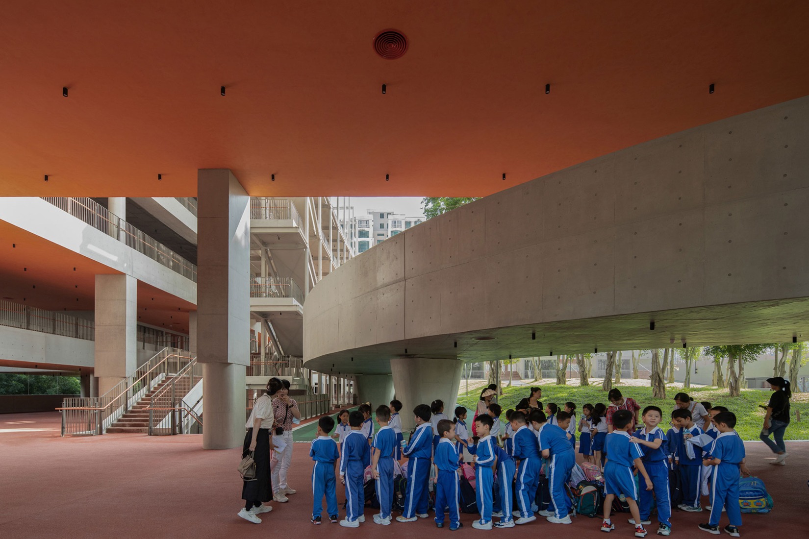 Escuela primaria de lenguas extranjeras Liyuan por Vector Architects. Fotografía por Arch-Exist.