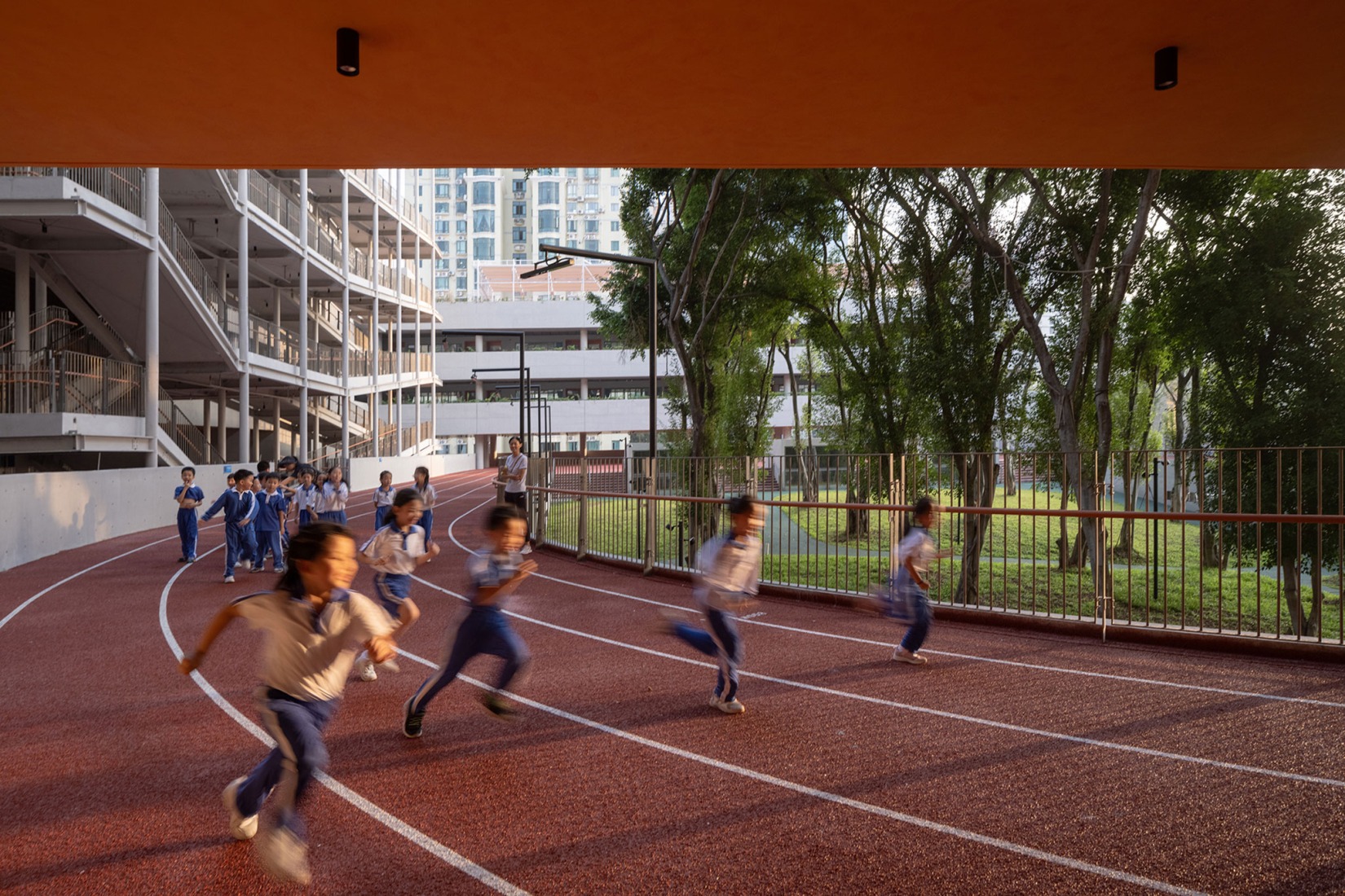 Escuela primaria de lenguas extranjeras Liyuan por Vector Architects. Fotografía por Arch-Exist.