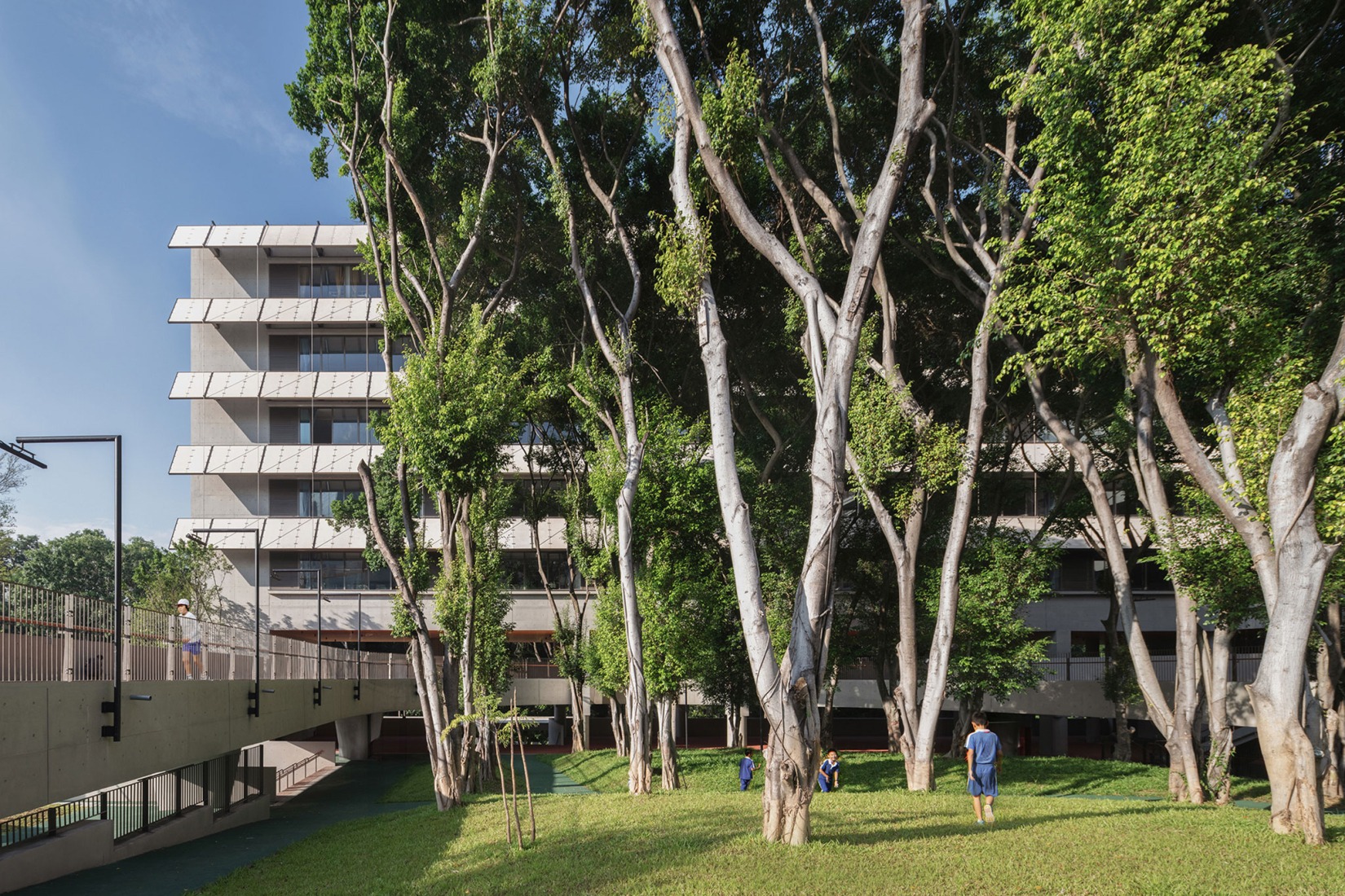 Escuela primaria de lenguas extranjeras Liyuan por Vector Architects. Fotografía por Arch-Exist.