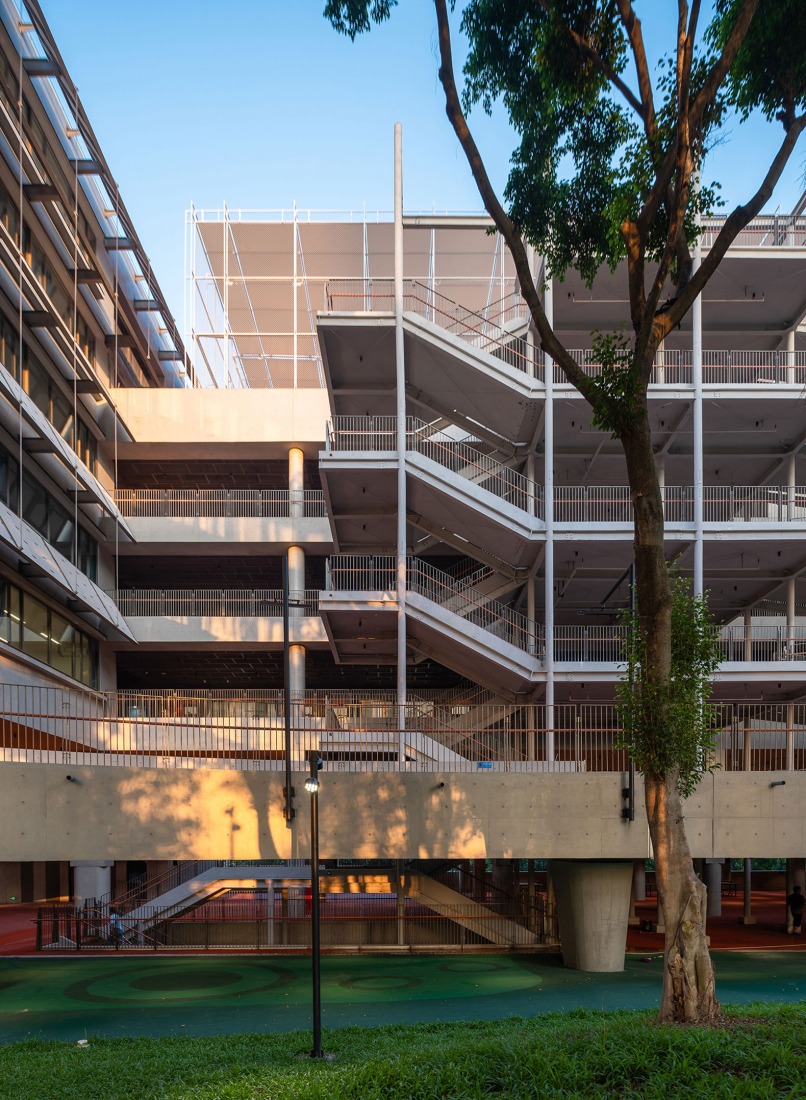 Escuela primaria de lenguas extranjeras Liyuan por Vector Architects. Fotografía por Canhui Luo.