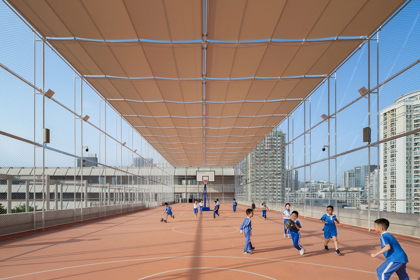 Escuela primaria de lenguas extranjeras Liyuan por Vector Architects. Fotografía por Arch-Exist.