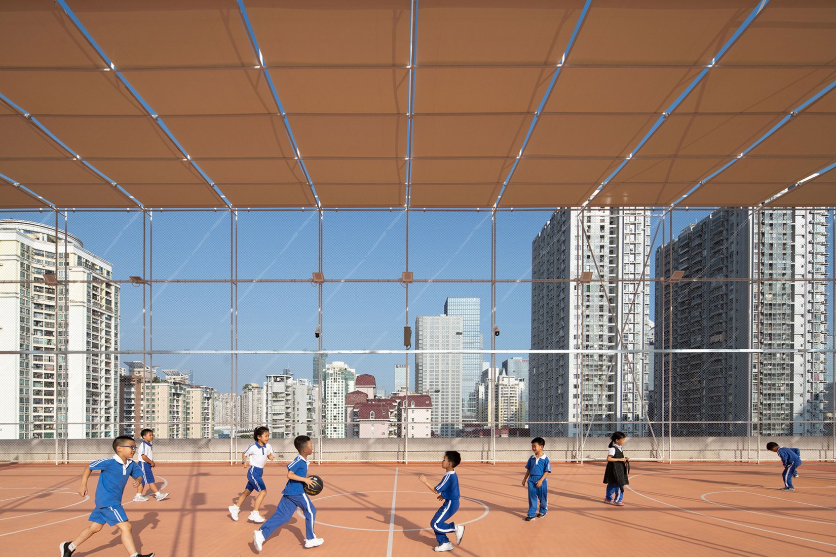 Escuela primaria de lenguas extranjeras Liyuan por Vector Architects. Fotografía por Arch-Exist.