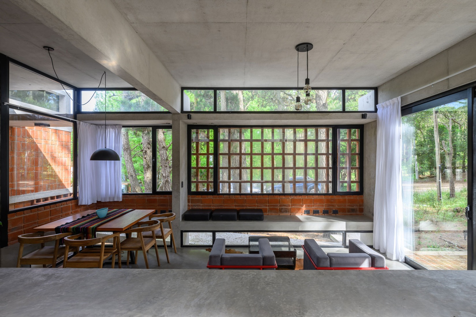 Forest Fruit House by Barrionuevo Villanueva Arquitectos. Photograph by Gonzalo Viramonte.  