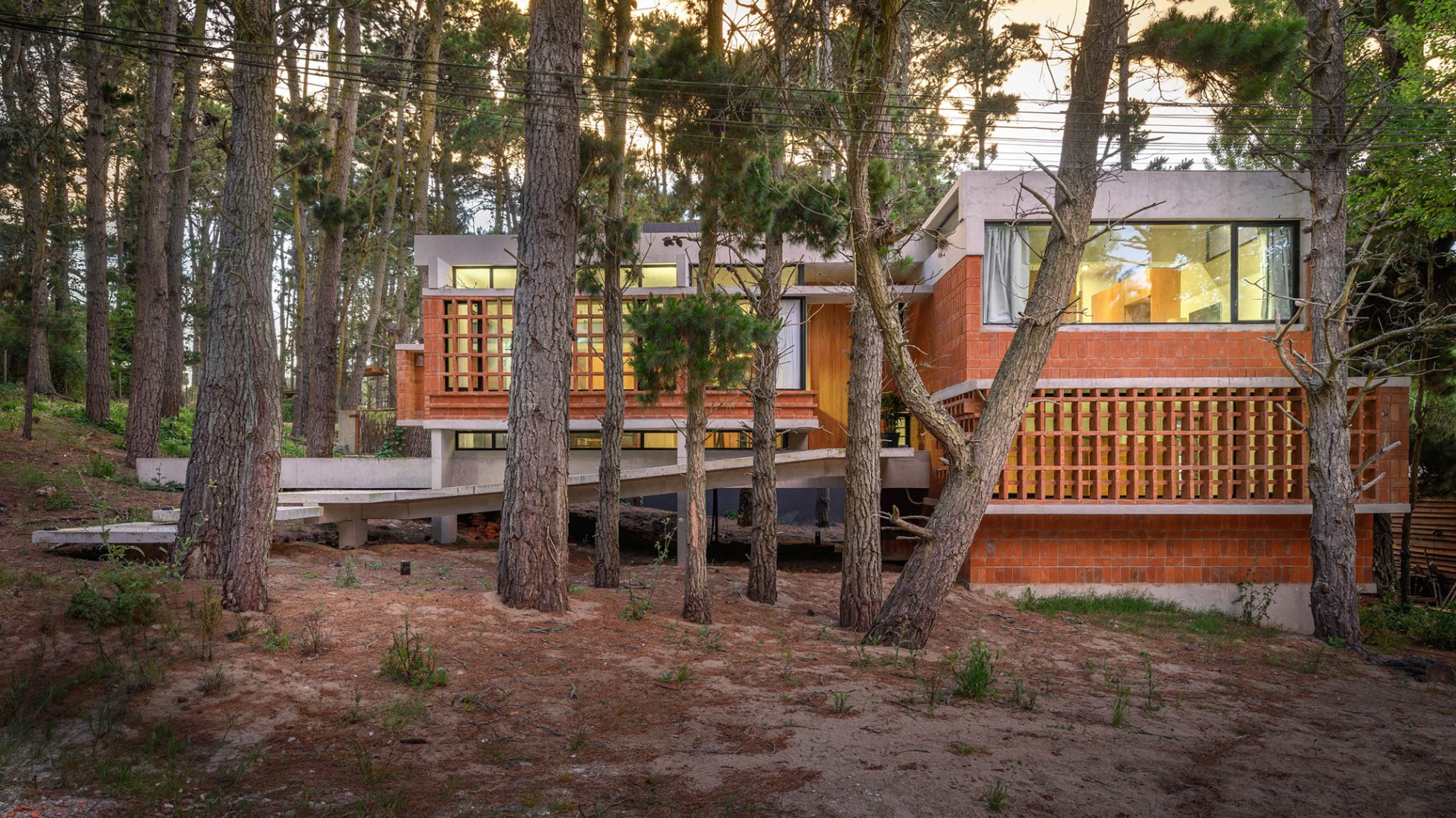 Forest Fruit House by Barrionuevo Villanueva Arquitectos. Photograph by Gonzalo Viramonte.  