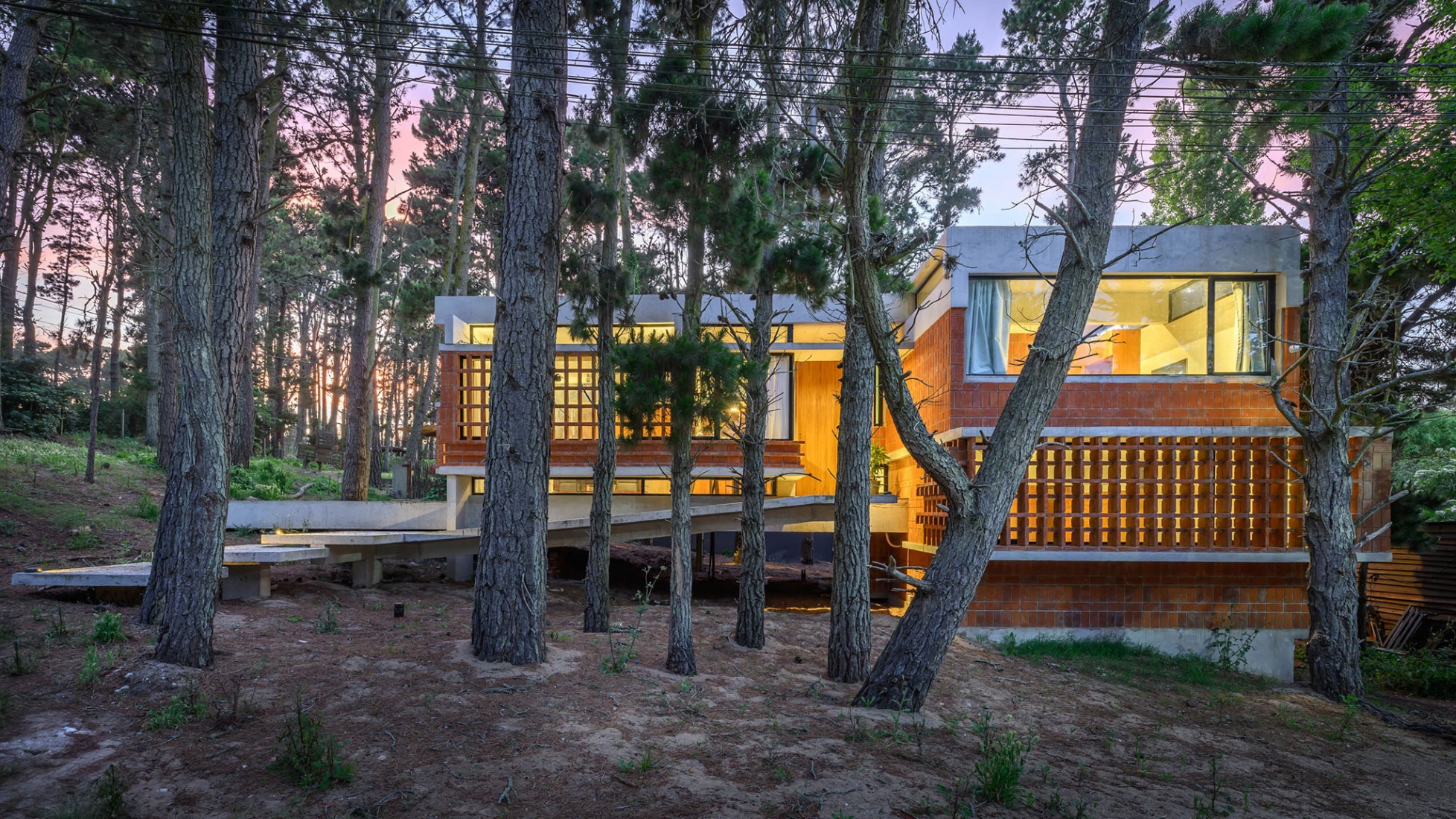 Forest Fruit House by Barrionuevo Villanueva Arquitectos. Photograph by Gonzalo Viramonte.  