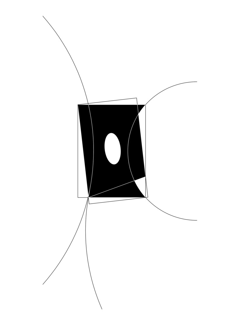 Abstract floor plan. "La Biomista" Cosmopolitan Culture Park by Van Belle & Medina.