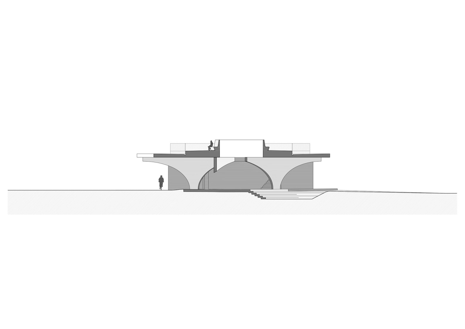 Short section. "La Biomista" Cosmopolitan Culture Park by Van Belle & Medina.
