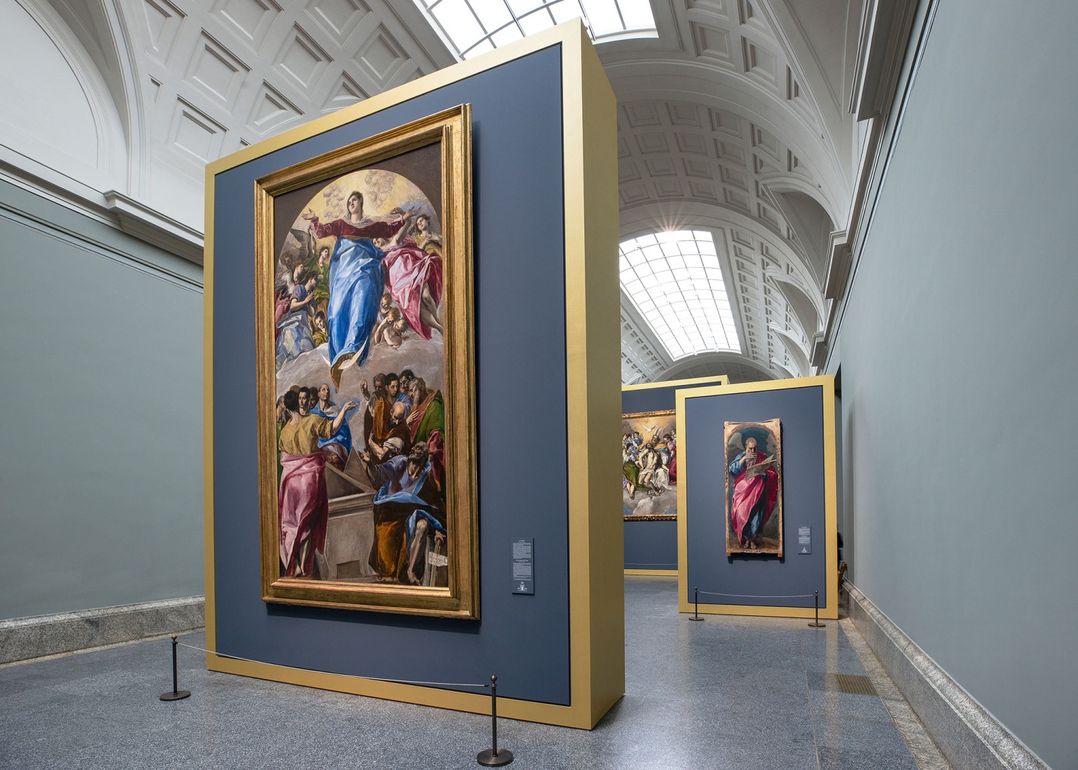 Imagen de las salas de la exposición «El Greco. Santo Domingo el Antiguo». Fotografía por Museo Nacional del Prado.