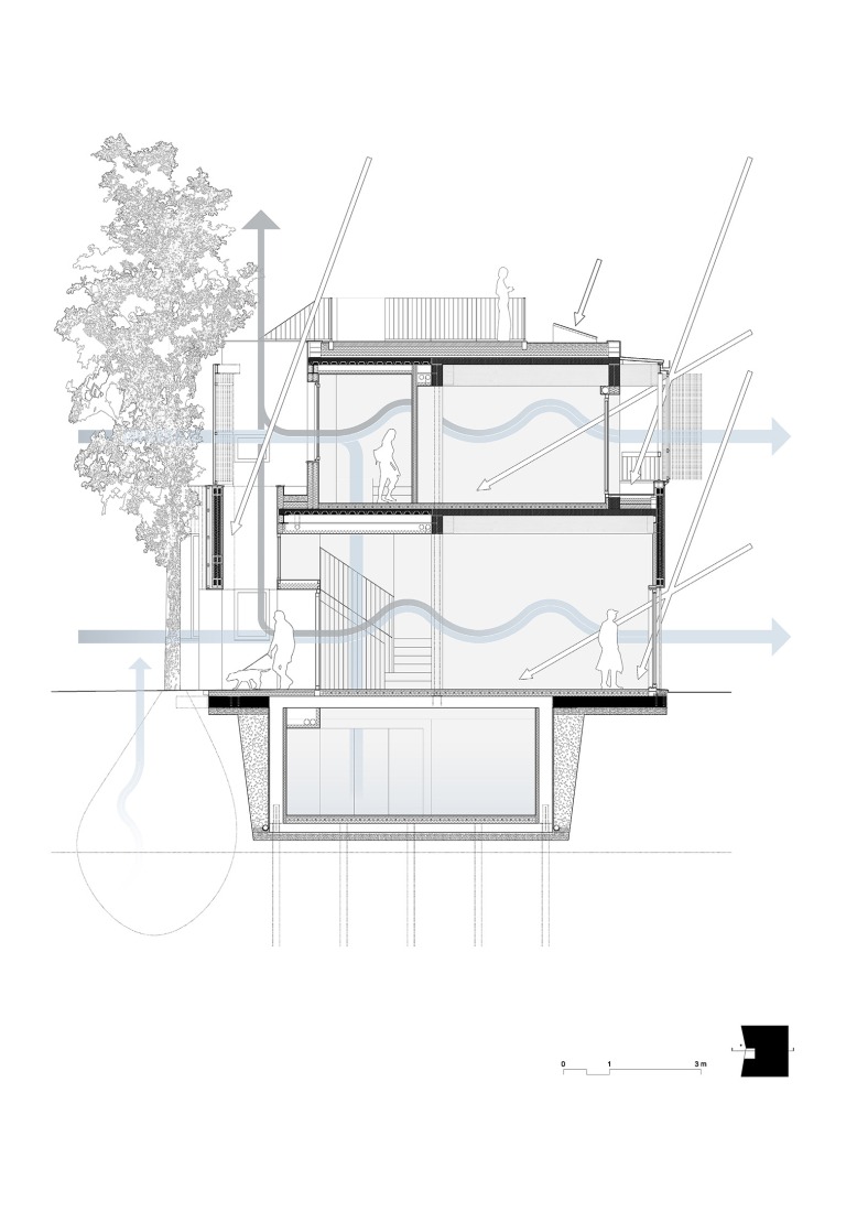 Section. Creneas by DABG/deAbajoGarcia.