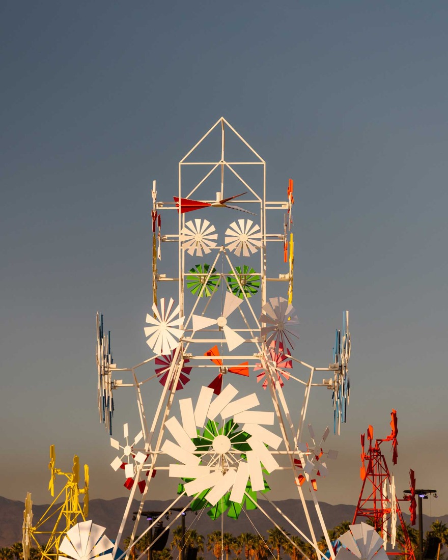 Take Flight by Isabel + Helen. Coachella 2025. Photograph by Lance Gerber.