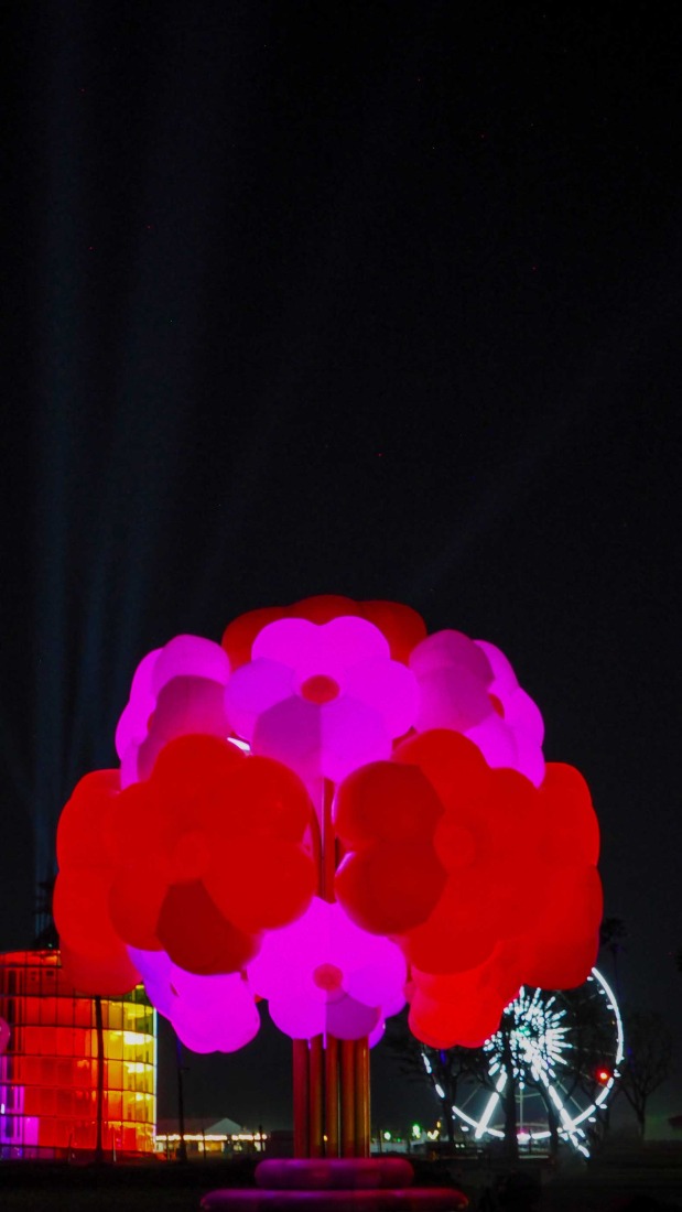 Le Grand Bouquet by Uchronia. Coachella 2025. Photograph by Lance Gerber.