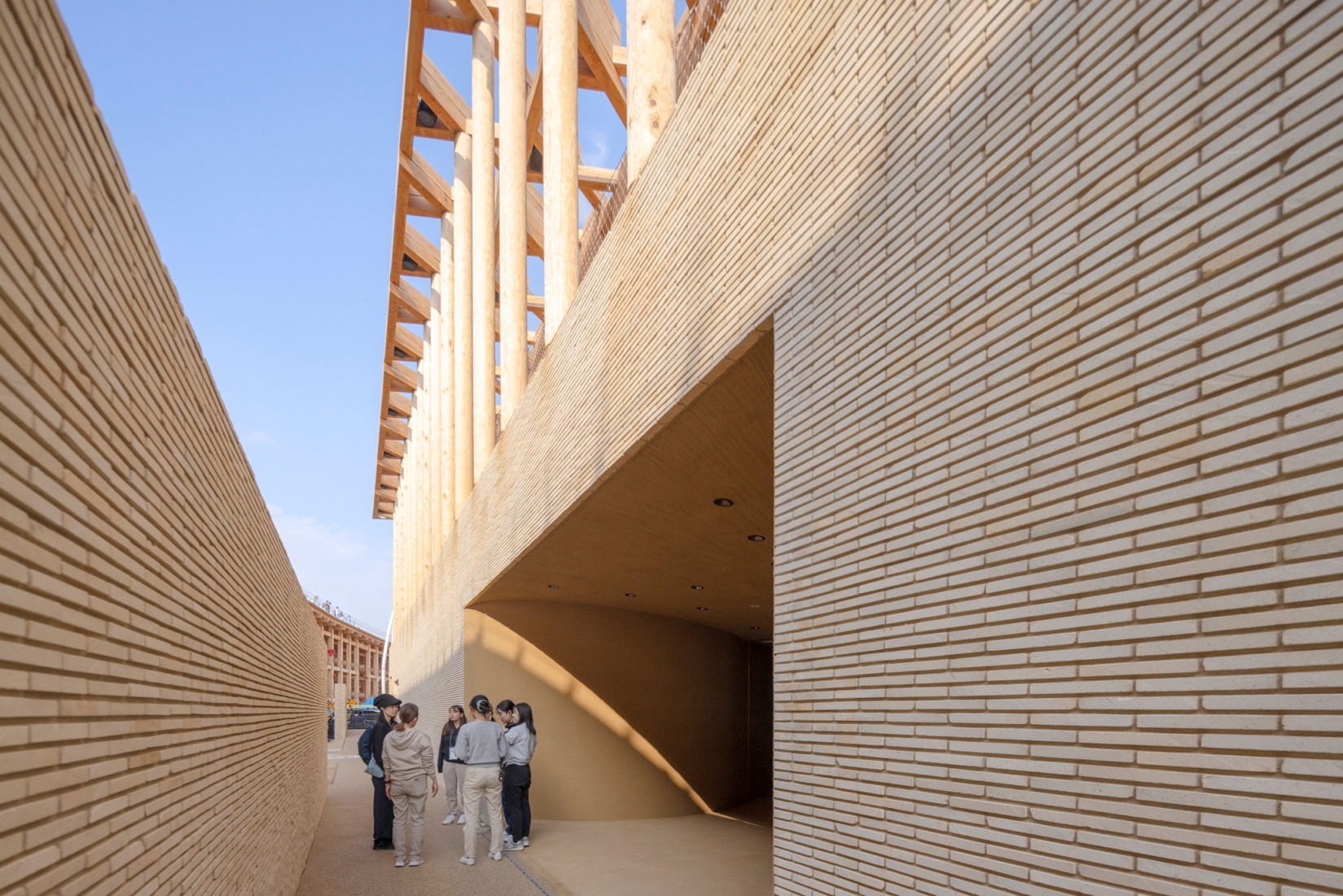 National Pavilion Uzbekistan, Expo 2025 by Atelier Brückner. Photograph by Arch-Exist. 