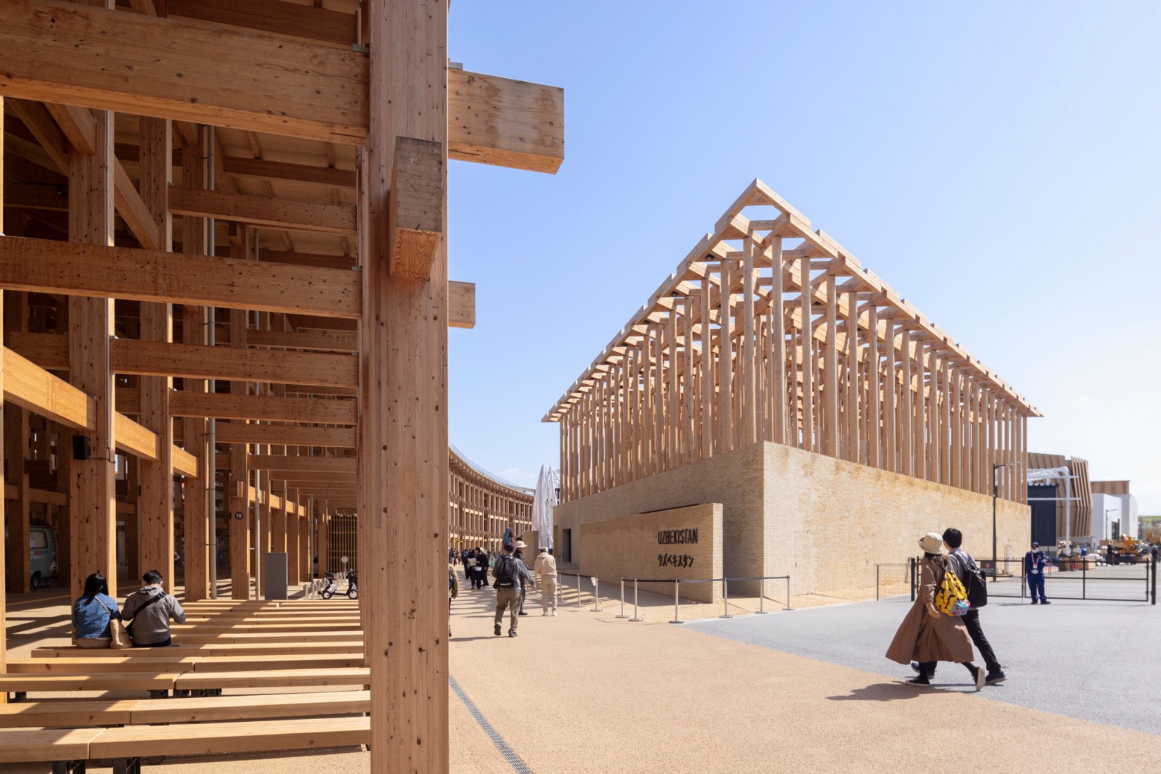 National Pavilion Uzbekistan, Expo 2025 by Atelier Brückner. Photograph by Arch-Exist. ekistan, Expo 2025 by Atelier Brückner. Photograph by Josef Sindelka.