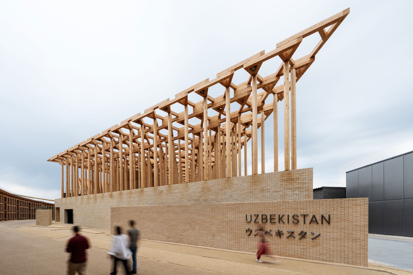 National Pavilion Uzbekistan, Expo 2025 by Atelier Brückner. Photograph by Josef Sindelka.