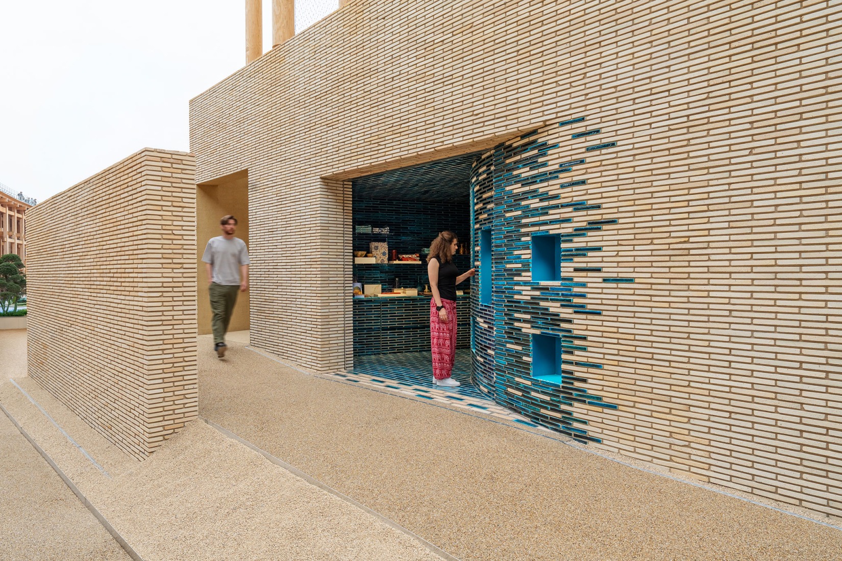 National Pavilion Uzbekistan, Expo 2025 by Atelier Brückner. Photograph by Josef Sindelka.