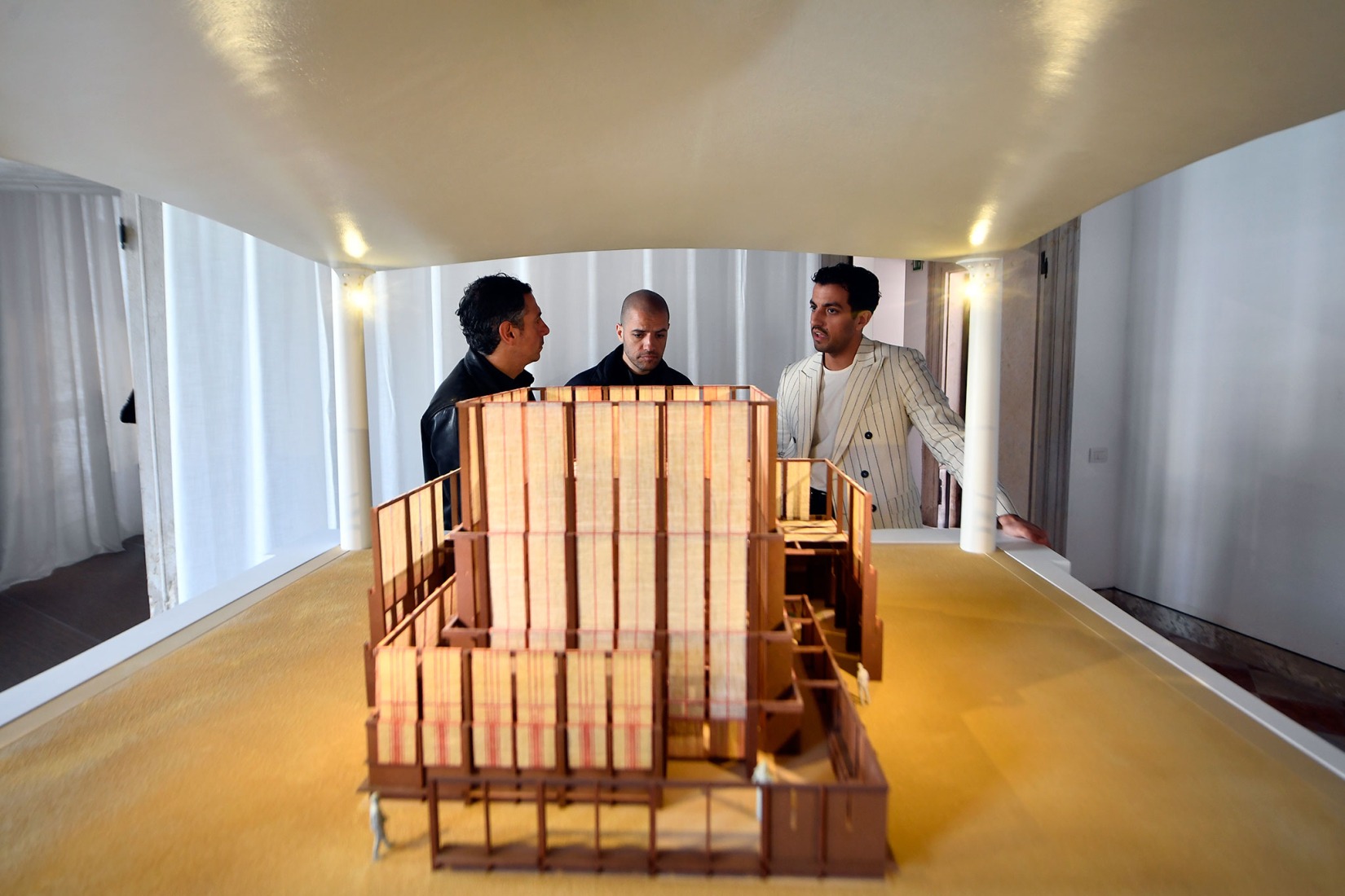 Rooted Transcience, courtesey of the Diriyah Biennale Foundation. Installation view of the Rooted Transcience exhibition.