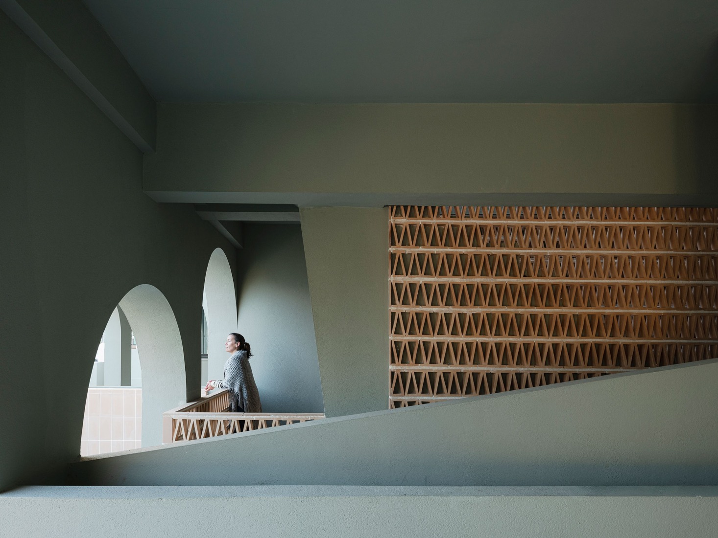 Four homes next to the Desembocadura by Estudio Curtidores. Photograph by Fernando Alda.