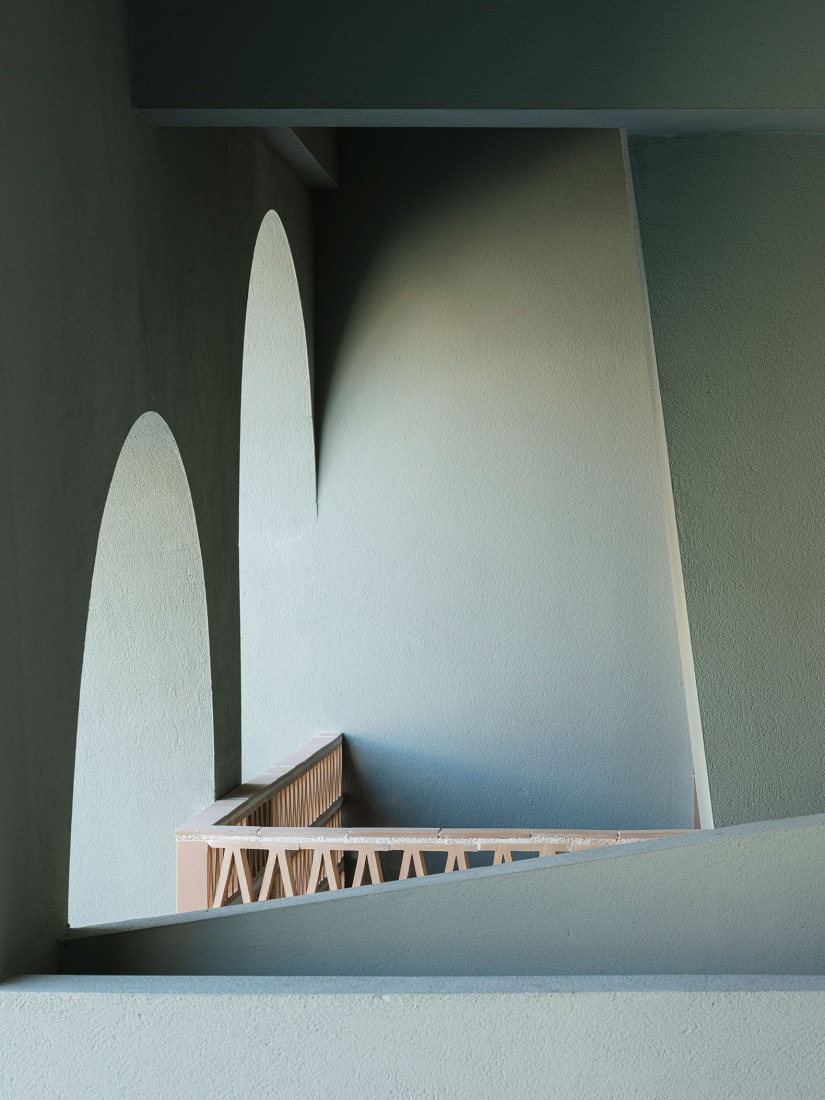 Four homes next to the Desembocadura by Estudio Curtidores. Photograph by Fernando Alda.