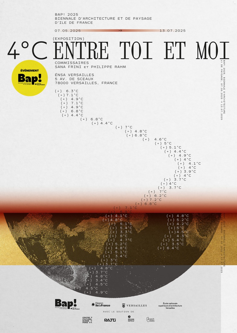 Bap! Biennale d'architecture et de paysage. Curators Sana Frini and Philippe Rahm. 
