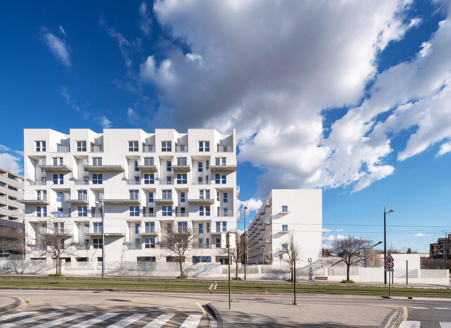 171 Rental homes, common areas, and parking by MCEA. Photograph by David Frutos Fotografía de Arquitectura.