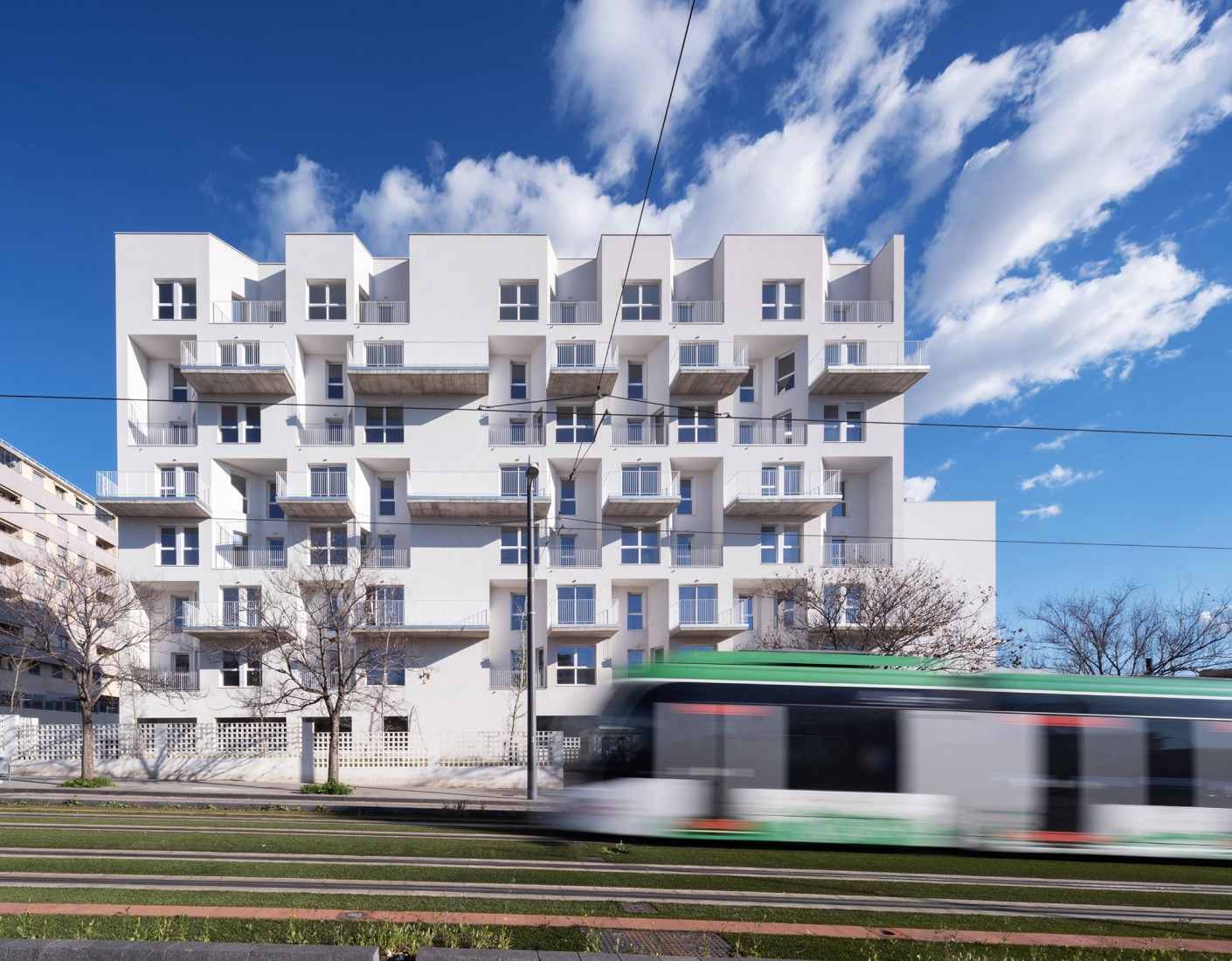 171 Rental homes, common areas, and parking by MCEA. Photograph by David Frutos Fotografía de Arquitectura.