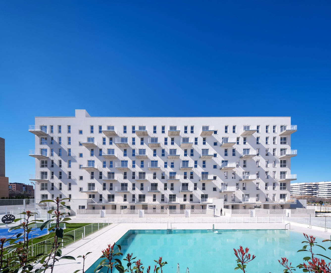 171 Rental homes, common areas, and parking by MCEA. Photograph by David Frutos Fotografía de Arquitectura.
