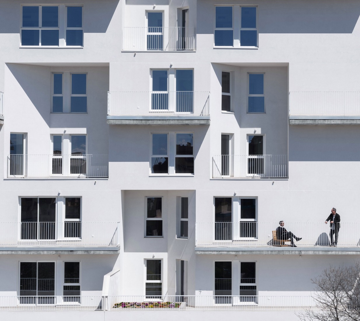 171 Rental homes, common areas, and parking by MCEA. Photograph by David Frutos Fotografía de Arquitectura.