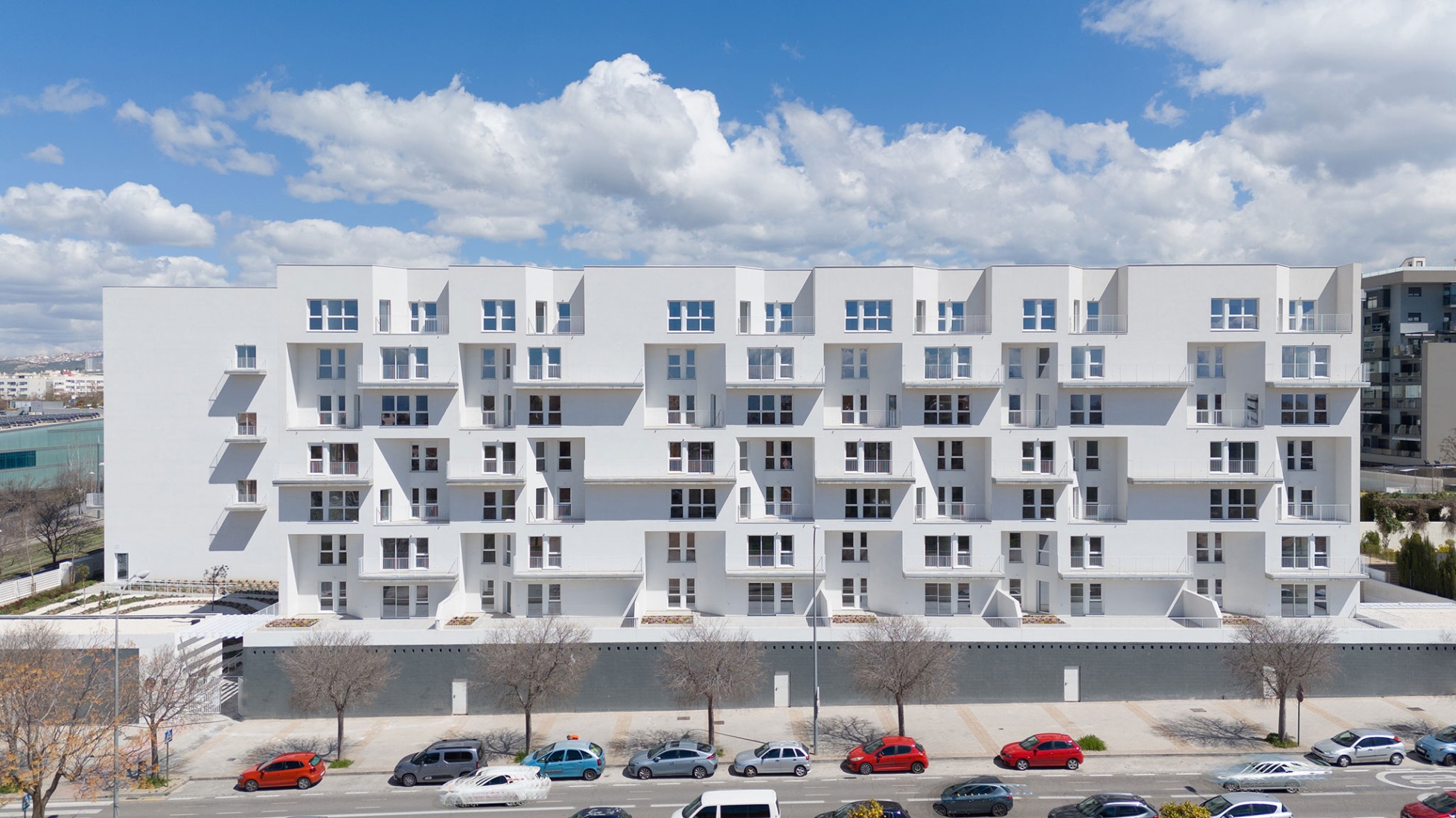 171 Rental homes, common areas, and parking by MCEA. Photograph by David Frutos Fotografía de Arquitectura.