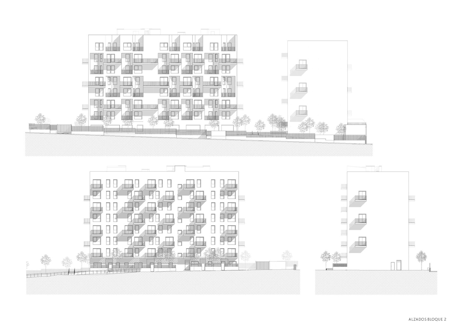 Elevations block 2. 171 Rental homes, common areas, and parking by MCEA.