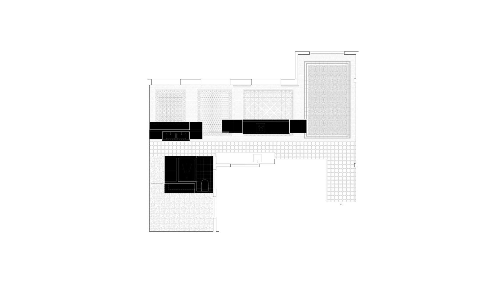 Floor plan. Chromatic Home by JJ+.