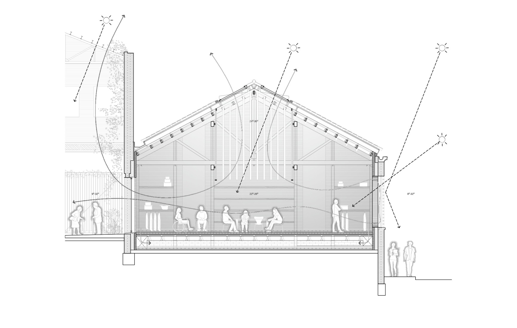 Construction detail. Rehabilitation of the Vapor Cortès - Prodis 1923 by Harquitectes.