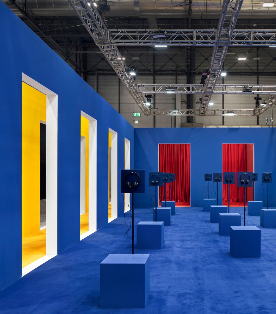 Pabellón para Barcelona en FITUR 2025 por Pineda Monedero + Jaime Prous Architects. Fotografía por Del Rio Bani.