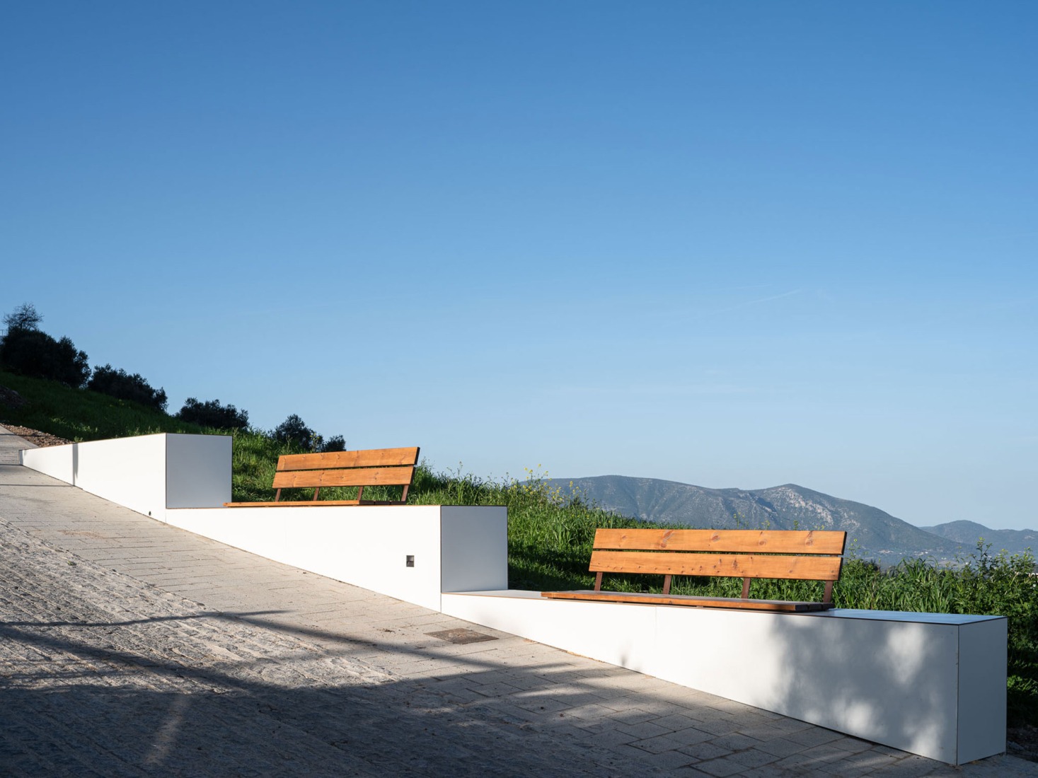 Regeneration of urban spaces in the historic center of Olvera by Estudio Acta. Photograph by Fernando Alda.