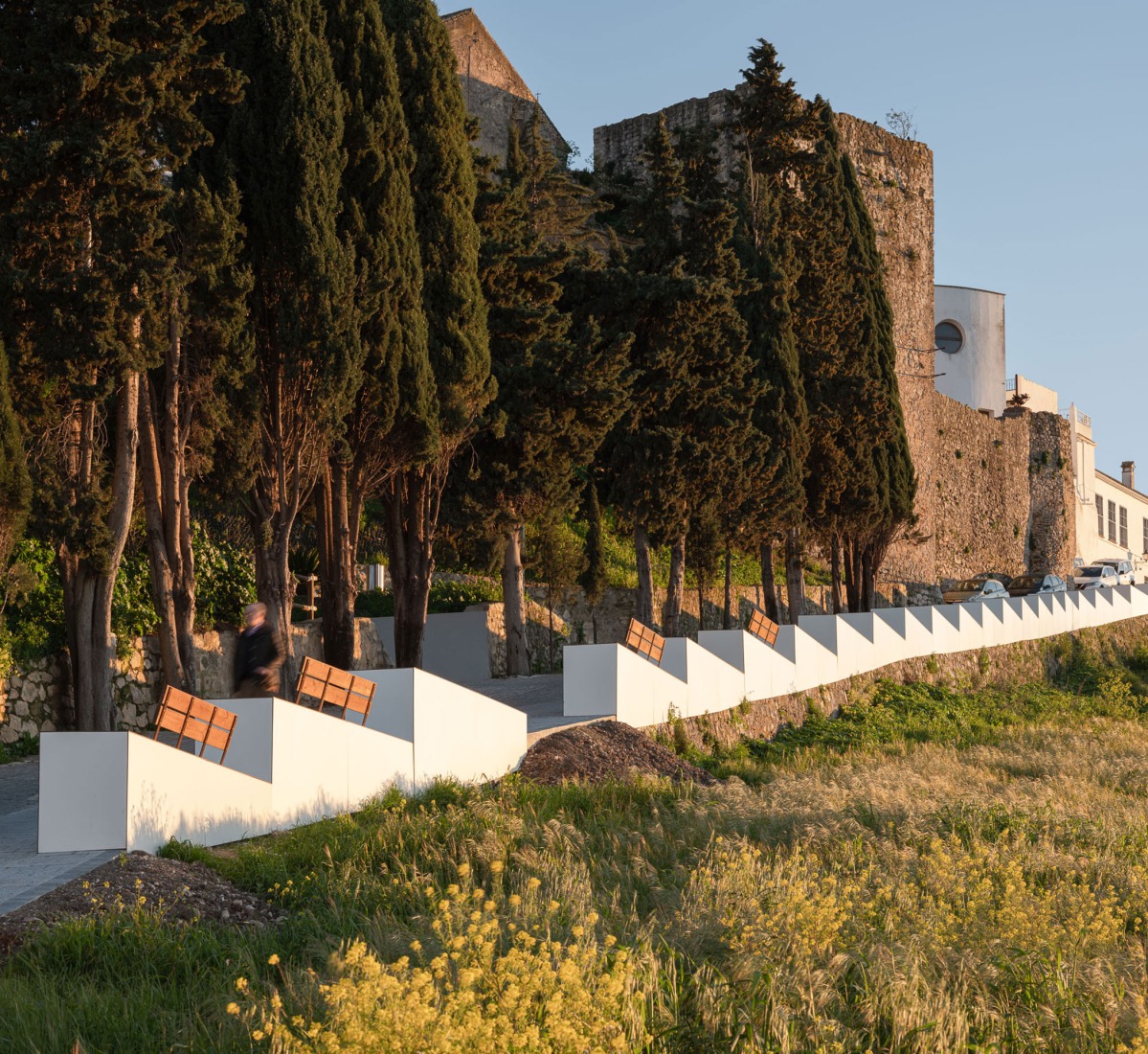 Regeneration of urban spaces in the historic center of Olvera by Estudio Acta. Photograph by Fernando Alda.