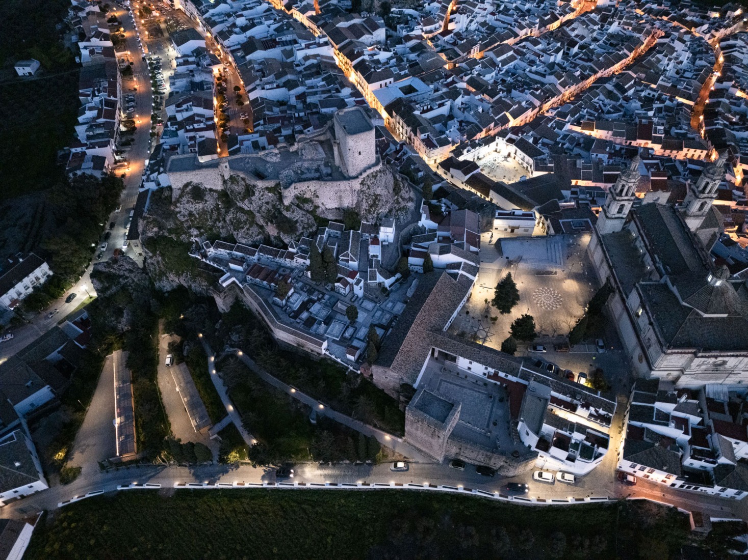 Regeneration of urban spaces in the historic center of Olvera by Estudio Acta. Photograph by Fernando Alda.