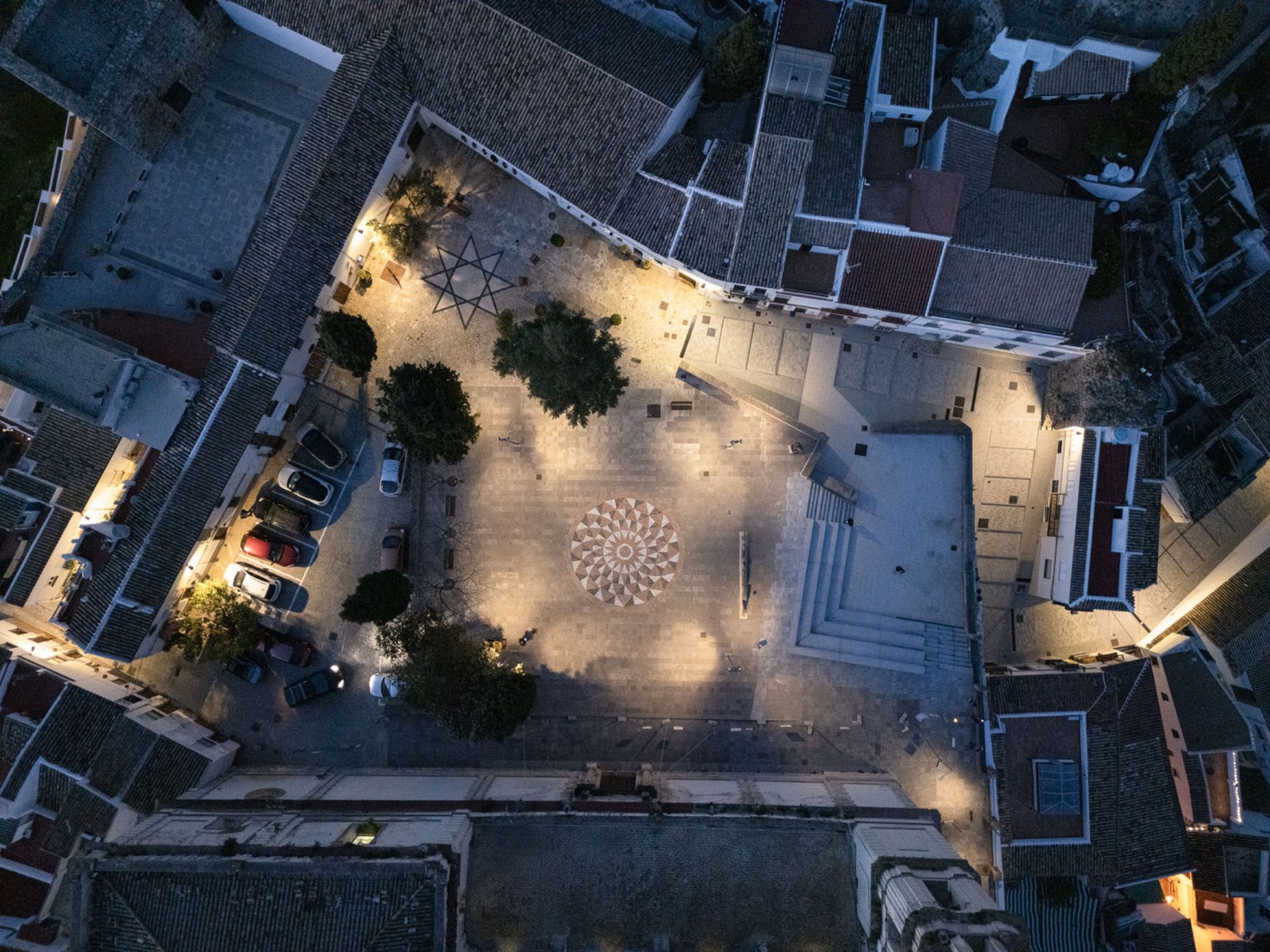 Regeneration of urban spaces in the historic center of Olvera by Estudio Acta. Photograph by Fernando Alda.